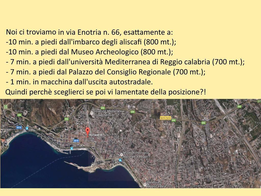Romeo B&B Reggio di Calabria Exteriör bild